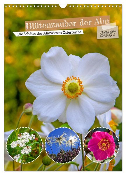 Blütenzauber der Alm (Wandkalender 2027 DIN A3 hoch) CALVENDO Monatskalender