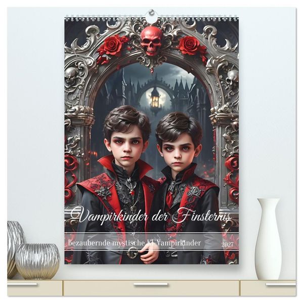 Vampirkinder der Finsternis (hochwertiger Premium Wandkalender 2027 DIN A2 hoch) Kunstdruck in Hochglanz