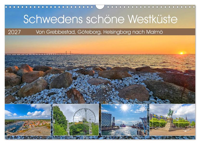 Schwedens schöne Westküste (Wandkalender 2027 DIN A3 quer) CALVENDO Monatskalender