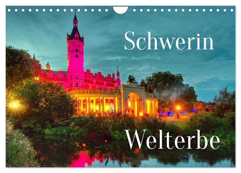 Schwerin - Welterbe (Wandkalender 2027 DIN A4 quer) CALVENDO Monatskalender