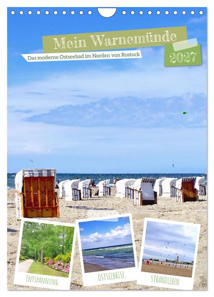 Mein Warnemünde - Das moderne Ostseebad im Norden von Rostock (Wandkalender 2027 DIN A4 hoch) CALVENDO Monatskalender