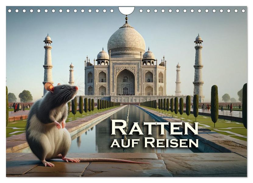 Ratten auf Reisen (Wandkalender 2027 DIN A4 quer) CALVENDO Monatskalender