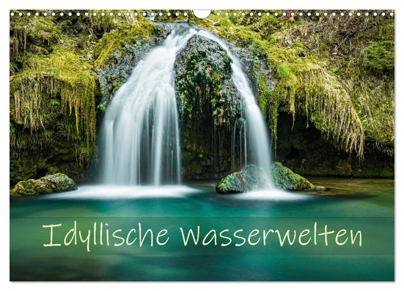 Idyllische Wasserwelten (Wandkalender 2027 DIN A3 quer) CALVENDO Monatskalender