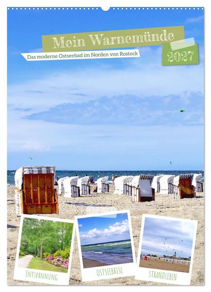 Mein Warnemünde - Das moderne Ostseebad im Norden von Rostock (Wandkalender 2027 DIN A2 hoch) CALVENDO Monatskalender