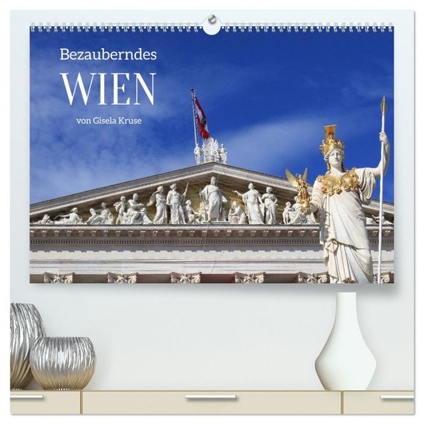Bezauberndes Wien (hochwertiger Premium Wandkalender 2027 DIN A2 quer) Kunstdruck in Hochglanz