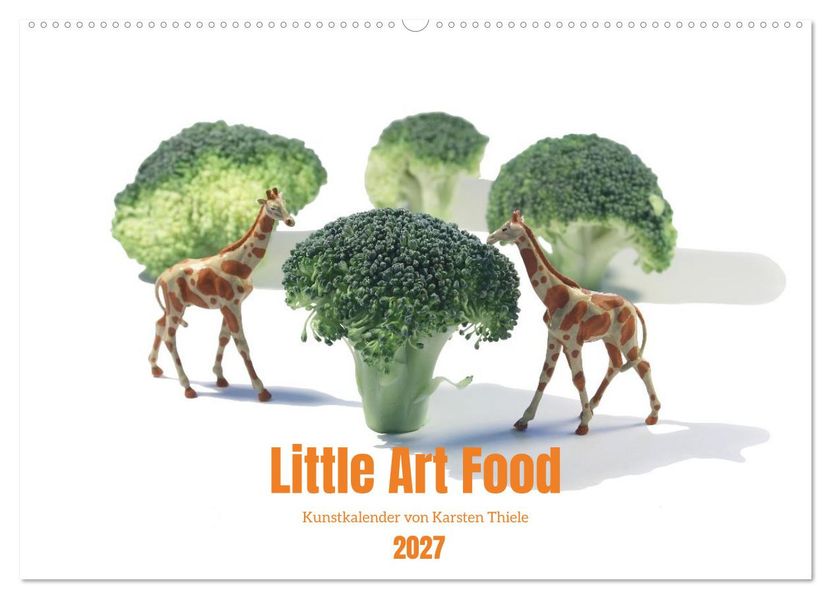 Little Art Food Kunstkalender (Wandkalender 2027 DIN A2 quer) CALVENDO Monatskalender