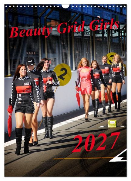 Beauty Grid Girls (Wandkalender 2027 DIN A3 hoch) CALVENDO Monatskalender