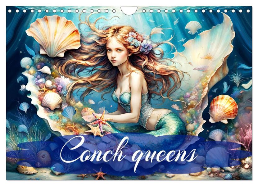 Conch queens (Wall Calendar 2027 DIN A4 landscape) CALVENDO 12 Month Wall Calendar