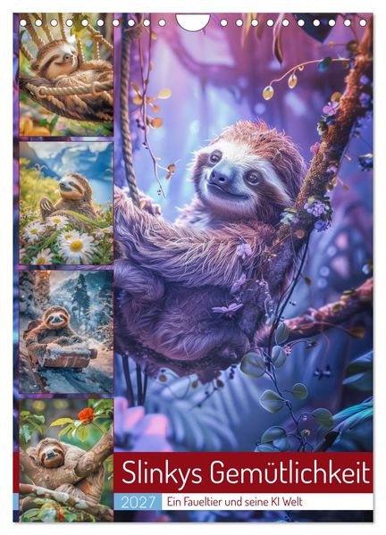 Slinkys Gemütlichkeit (Wandkalender 2027 DIN A4 hoch) CALVENDO Monatskalender