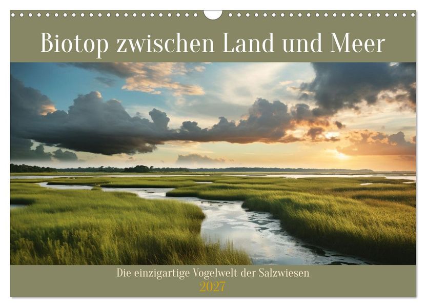 Biotop zwischen Land und Meer (Wandkalender 2027 DIN A3 quer) CALVENDO Monatskalender