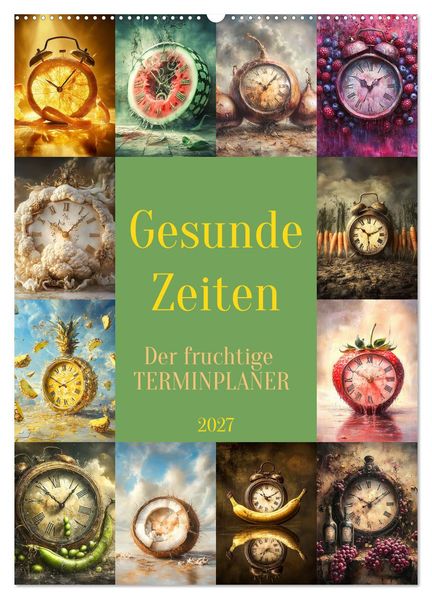 Gesunde Zeiten (Wandkalender 2027 DIN A2 hoch) CALVENDO Monatskalender