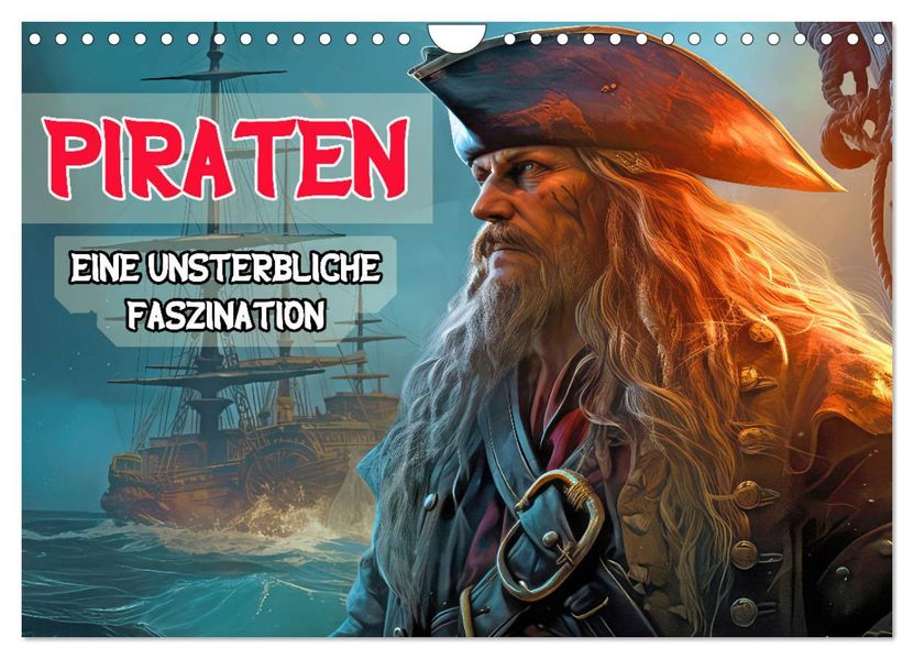 Piraten - Eine unsterbliche Faszination (Wandkalender 2027 DIN A4 quer) CALVENDO Monatskalender