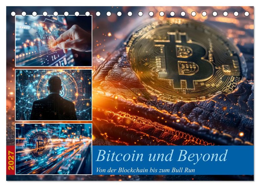 Bitcoin und Beyond (Tischkalender 2027 DIN A5 quer) CALVENDO Monatskalender