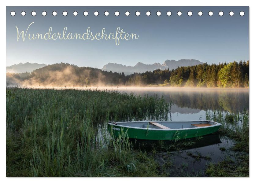 Wunderlandschaften (Tischkalender 2027 DIN A5 quer) CALVENDO Monatskalender
