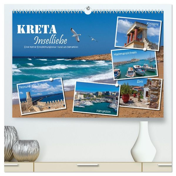 Kreta - Inselliebe (hochwertiger Premium Wandkalender 2027 DIN A2 quer) Kunstdruck in Hochglanz
