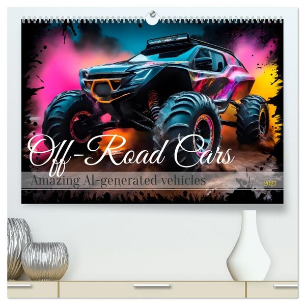 OFF-ROAD CARS Amazing AI-generated vehicles (High Quality Premium Wall Calendar 2027 DIN A2 landscape)CALVENDO 12 Month Wall Calendar
