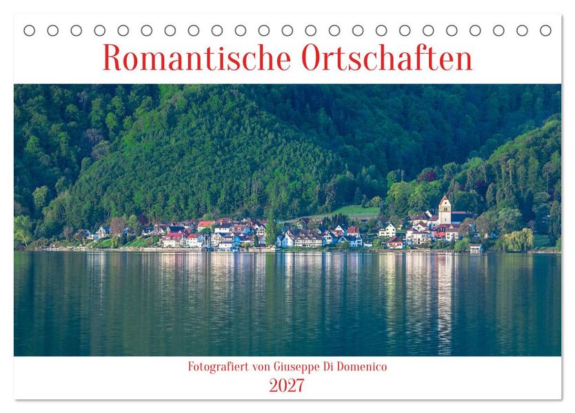 Romantische Ortschaften (Tischkalender 2027 DIN A5 quer) CALVENDO Monatskalender