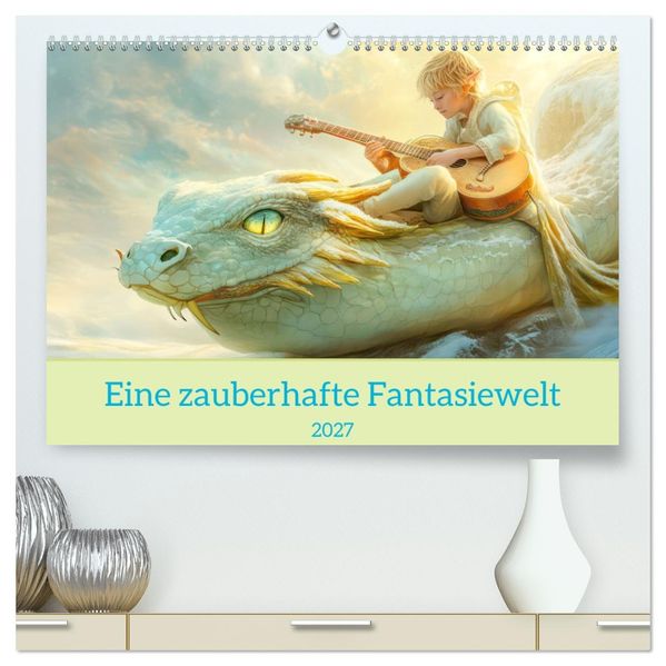 Eine zauberhafte Fantasiewelt (hochwertiger Premium Wandkalender 2027 DIN A2 quer) Kunstdruck in Hochglanz