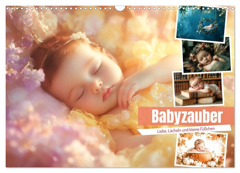 Babyzauber (Wandkalender 2027 DIN A3 quer) CALVENDO Monatskalender