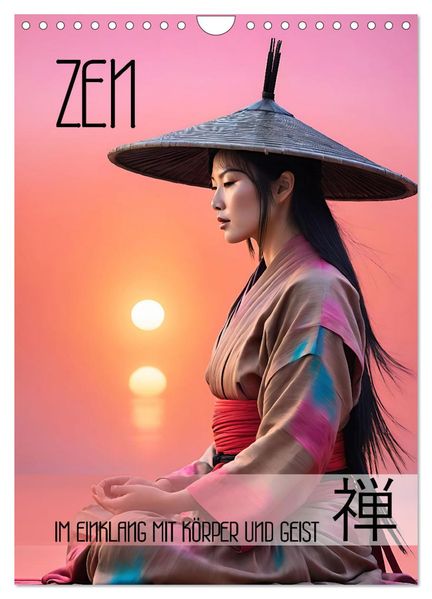 Zen - im Einklang mit Körper und Geist (Wandkalender 2027 DIN A4 hoch) CALVENDO Monatskalender