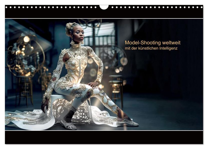 Model-Shooting weltweit mit der künstlichen Intelligenz (Wandkalender 2027 DIN A3 quer) CALVENDO Monatskalender