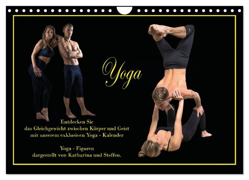 Yoga - Asana (Wandkalender 2027 DIN A4 quer) CALVENDO Monatskalender