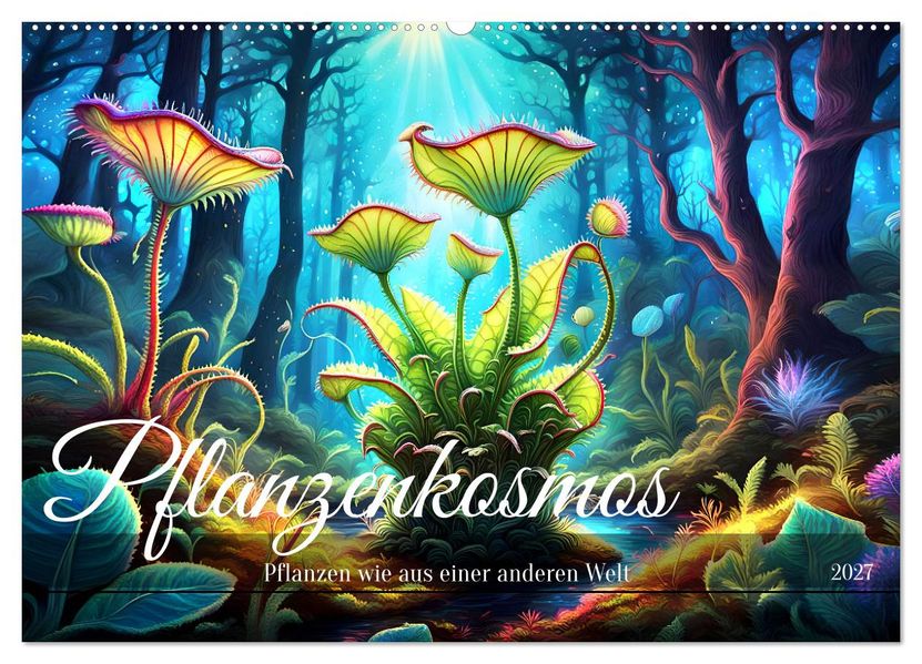Pflanzenkosmos - Pflanzen wie aus einer anderen Welt (Wandkalender 2027 DIN A2 quer) CALVENDO Monatskalender