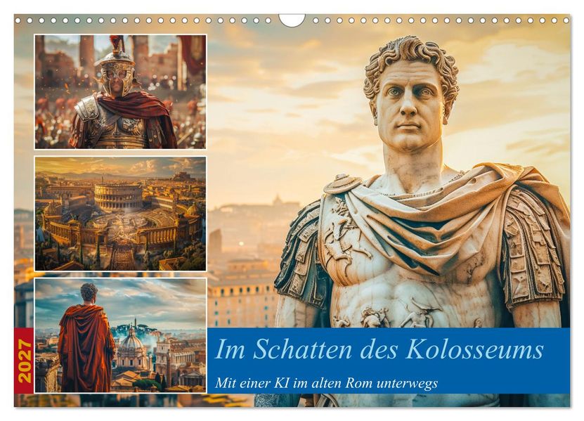 Im Schatten des Kolosseums (Wandkalender 2027 DIN A3 quer) CALVENDO Monatskalender