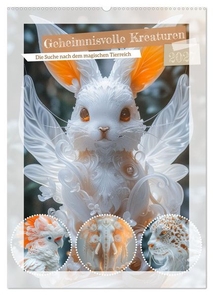 Geheimnisvolle Kreaturen (Wandkalender 2027 DIN A2 hoch) CALVENDO Monatskalender