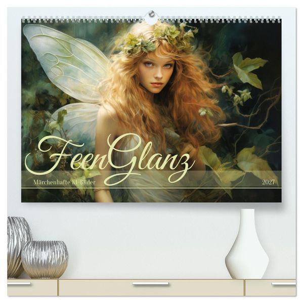 Feenglanz (hochwertiger Premium Wandkalender 2027 DIN A2 quer) Kunstdruck in Hochglanz