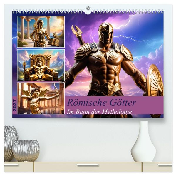 Römische Götter (hochwertiger Premium Wandkalender 2027 DIN A2 quer) Kunstdruck in Hochglanz
