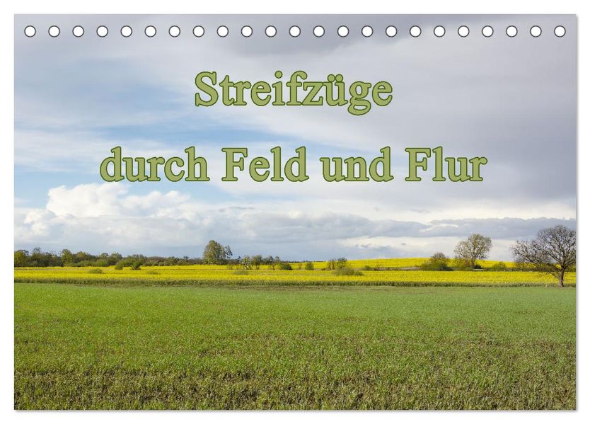 Streifzüge durch Feld und Flur (Tischkalender 2027 DIN A5 quer) CALVENDO Monatskalender