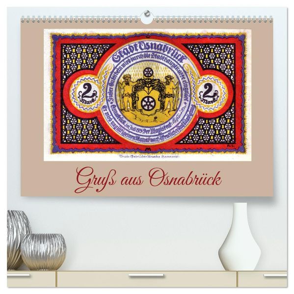 Gruß aus Osnabrück (hochwertiger Premium Wandkalender 2027 DIN A2 quer) Kunstdruck in Hochglanz