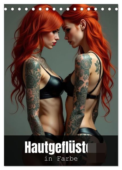 Hautgeflüster in Farbe (Tischkalender 2027 DIN A5 hoch) CALVENDO Monatskalender