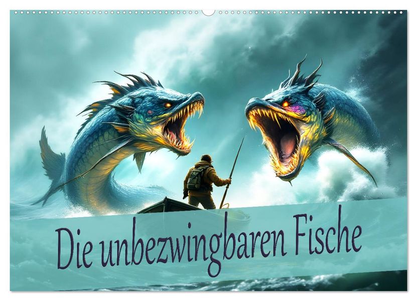 Die unbezwingbaren Fische (Wandkalender 2027 DIN A2 quer) CALVENDO Monatskalender