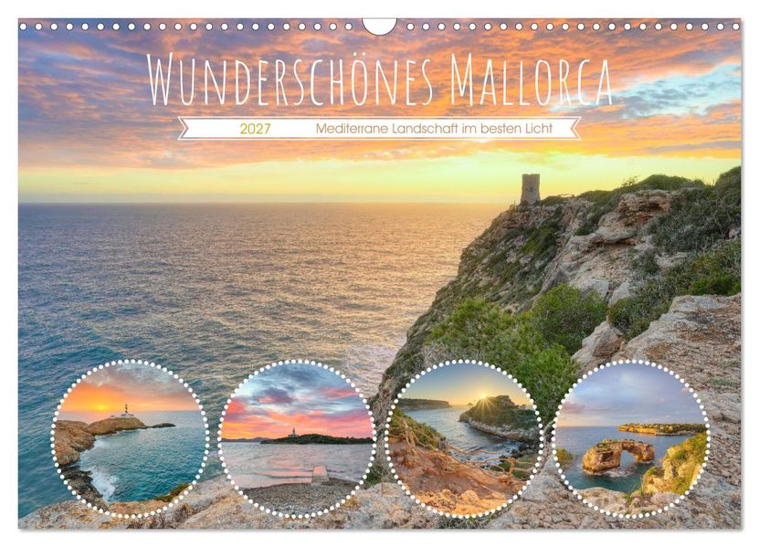 Wunderschönes Mallorca (Wandkalender 2027 DIN A3 quer) CALVENDO Monatskalender