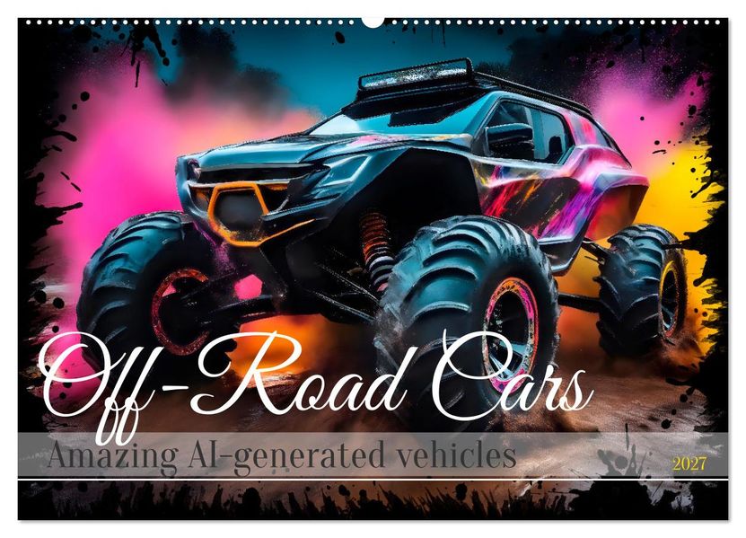 OFF-ROAD CARS Amazing AI-generated vehicles (Wall Calendar 2027 DIN A2 landscape) CALVENDO 12 Month Wall Calendar