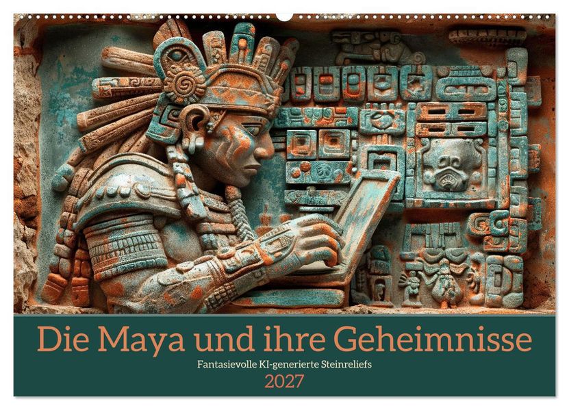 Die Maya und ihre Geheimnisse (Wandkalender 2027 DIN A2 quer) CALVENDO Monatskalender