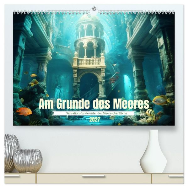 Am Grunde des Meeres (hochwertiger Premium Wandkalender 2027 DIN A2 quer) Kunstdruck in Hochglanz