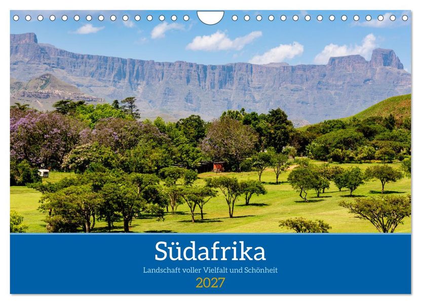 Südafrika - Landschaft voller Vielfalt und Schönheit (Wandkalender 2027 DIN A4 quer) CALVENDO Monatskalender
