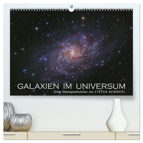 Galaxien im Universum (hochwertiger Premium Wandkalender 2027 DIN A2 quer) Kunstdruck in Hochglanz