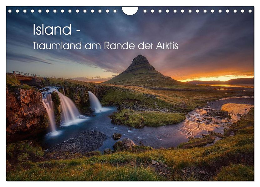 Island - Traumland am Rande der Arktis (Wandkalender 2027 DIN A4 quer) CALVENDO Monatskalender