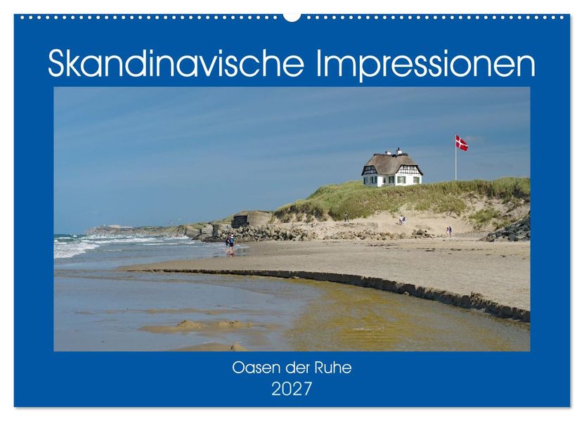 Skandinavische Impressionen - Oasen der Ruhe (Wandkalender 2027 DIN A2 quer) CALVENDO Monatskalender