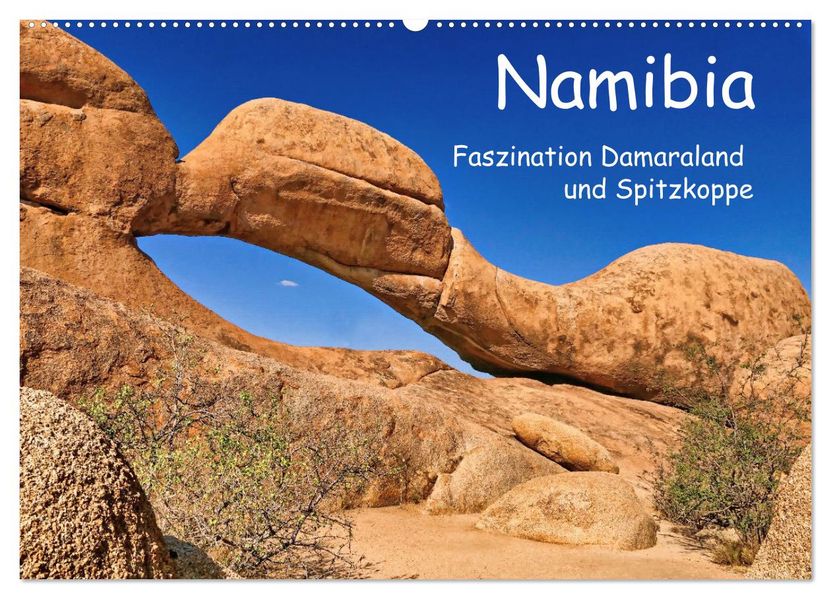 Namibia - Faszination Damaraland und Spitzkoppe (Wandkalender 2027 DIN A2 quer) CALVENDO Monatskalender