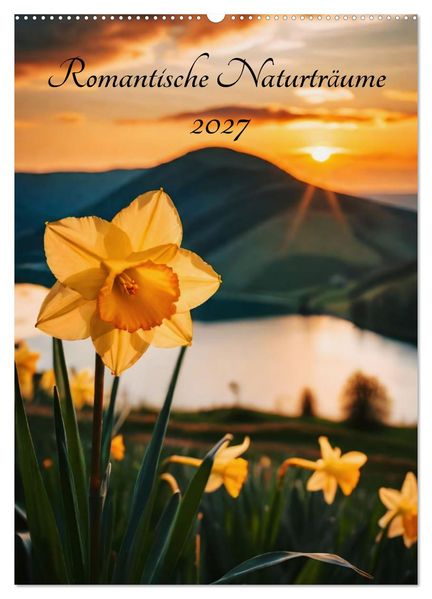 Romantische Naturträume (Wandkalender 2027 DIN A2 hoch) CALVENDO Monatskalender