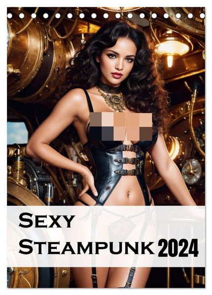 Sexy Steampunk (Tischkalender 2027 DIN A5 hoch) CALVENDO Monatskalender
