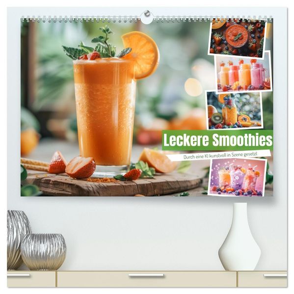 Leckere Smoothies (hochwertiger Premium Wandkalender 2027 DIN A2 quer) Kunstdruck in Hochglanz
