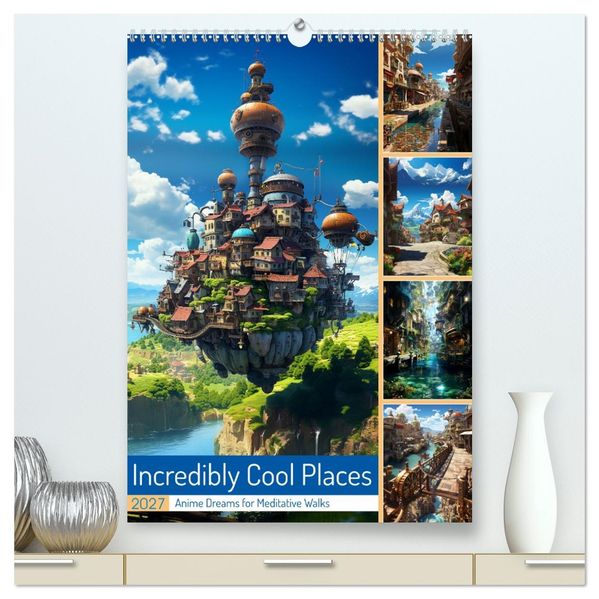 Incredibly Cool Places (High Quality Premium Wall Calendar 2027 DIN A2 portrait)CALVENDO 12 Month Wall Calendar