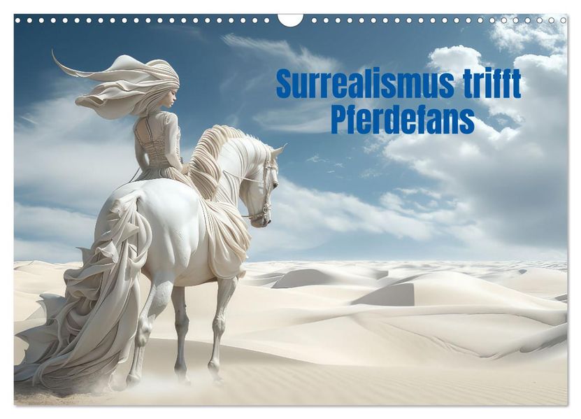 Surrealismus trifft Pferdefans (Wandkalender 2027 DIN A3 quer) CALVENDO Monatskalender