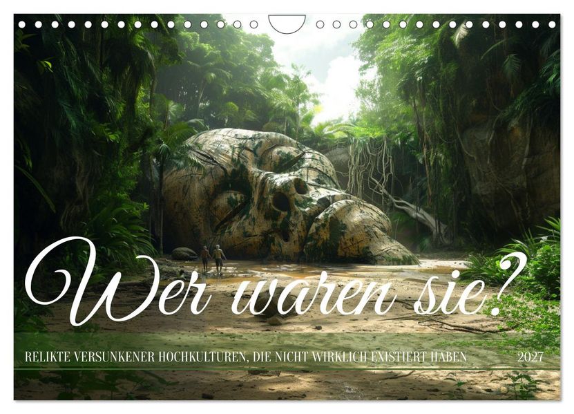 Wer waren sie? (Wandkalender 2027 DIN A4 quer) CALVENDO Monatskalender